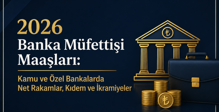 2026 Banka Müfettişi Maaşları: Kamu ve Özel Bankalarda Net Rakamlar, Kıdem ve İkramiyeler