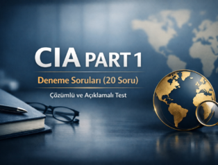 CIA Part 1 Deneme Soruları (20 Soru) – Çözümlü ve Açıklamalı Test – Ⅰ