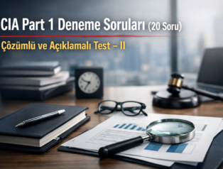 CIA Part 1 Deneme Soruları (20 Soru) – Çözümlü ve Açıklamalı Test – ⅠⅠ