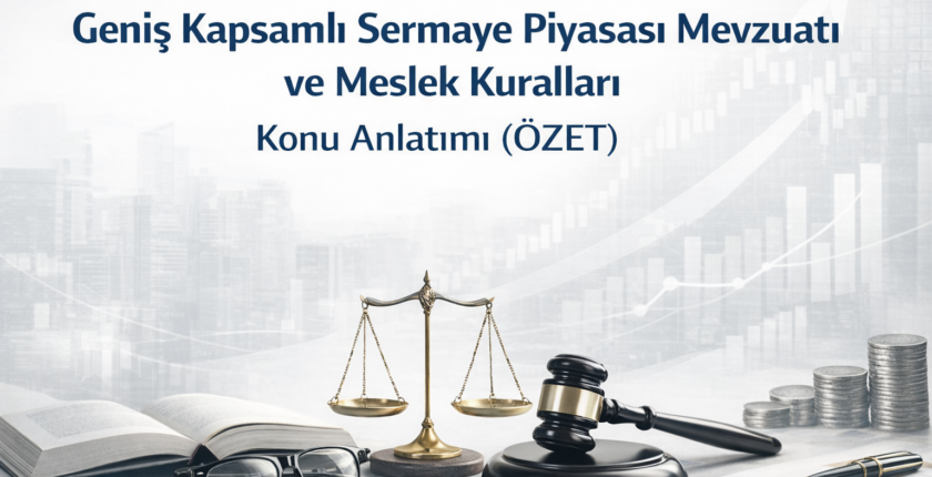 (Özet) – Geniş Kapsamlı Sermaye Piyasası Mevzuatı ve Meslek Kuralları Konu Anlatımı